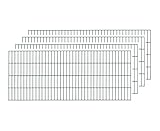 Arvotec Einstabmatten, RAL 7016, BxH: 2000x800mm, 4 Stück, 8/6/4 mm Drahtstärke - UV-...