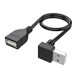 Limtula USB-2.0-Verlängerungskabel rechts/links/oben/abwärts, Verbindungsverlängerung,...