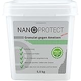 Nanoprotect Granulat gegen Ameisen | 5 kg Streu- und Gießmittel | Schnell- und...