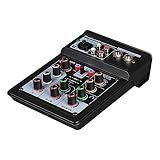 #N/A Professioneller Audiomixer, USB-Soundboard-Konsolensystemschnittstelle, Mischpult...