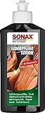 SONAX LederPflegeLotion (250 ml) wasserabweisende Lederpflege mit Bienenwachs für eine...