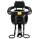 RUSUO Fahrradsitze,Sicherheit Kinderfahrradsitz Fahrrad Vorne Babysitz Kindersattel mit...