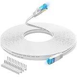 AOPOCKAN TECH Cat 6 Ethernet-Kabel, Cat6, flach, RJ45, Computer, Internet, LAN, Netzwerk,...