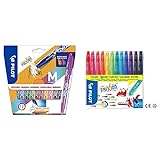 Pilot - 12 Stück Frixion Ball – radierbarer Stift mit thermoensibler Tinte 12 Farben...