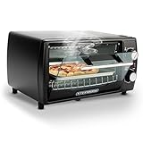 Ecosa Mini Backofen | 1000 Watt | 10 Liter | inkl. Backblech und Grillrost | Pizzaofen |...