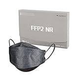 ASARAH FFP2 Masken Grau Kompitabel mit KF94 Atemschutzmaske EU CE 0370 Zertifiziert...