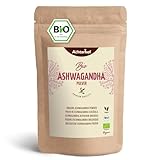 Ashwagandha Pulver BIO 500g | fein gemahlene Ashwagandhawurzel | in Bio-Qualität | 100%...