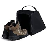 Case4Life Schwarze Wasserabweisende Stiefeltasche. Idealer Schuhbeutel für Arbeitsschuhe,...