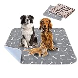 2 Stück 90*80cm Welpenunterlagen Waschbar, Wiederverwendbare Puppy Training Pads,...