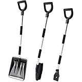 3-in-1 Schneeschaufel-Set Faltbarer Schneebesen Schaber Winter Schnee Entfernung Kit Auto...