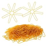 JEWEDECO Hochwertige Gummibänder Elastische Gummiringe Aus Kautschuk Ideal Für Büro...