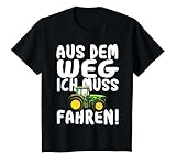 Ich Muss Traktor Fahren Schlepper Trecker Jungs T-Shirt