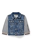 C&A Baby Jungen Jacke Regular Fit Unifarben Baumwolle jeans-blau 86