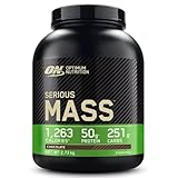 Optimum Nutrition ON Serious Mass Hochkalorisches Weight Gainer Protein Pulver mit...