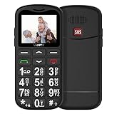 CHAKEYAKE Seniorenhandy mit Großen Tasten | Mobiltelefon Ohne Vertrag mit 1.7 Zoll LCD |...