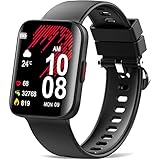 Smartwatch Herren Damen, 1.69' Gekrümmter Bildschirm fitnessuhr mit Pulsuhr...