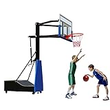 Outdoor-Basketballanlage | Wetterfester Stahl-Basketballkorb – Anhebbar 1,4–3,05 M |...