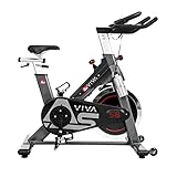 AsVIVA S8 Indoor Cycle Speedbike BT | SPD-Klickpedale | Manuell Verstellbarer Widerstand I...