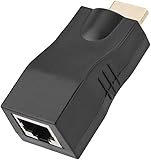 CYSFETENA 2X HDMI 30m Auf Rj45 Netzwerk Kabel Extender Konverter Repeater über Cat-5e...