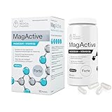 Magnesium Komplex Hochdosiert – 4 Organische Magnesiumformen mit Vitamin B6 – Hohe...