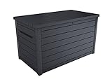 Koll-Living Auflagenbox/Kissenbox Goliath XXL 870 Liter Farbe : Graphit l 100% Wasserdicht...