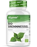 Bio Brennnessel - 240 Kapseln - Hochdosiert mit 1000mg je Tagesportion - 10:1 Brennnessel...