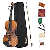 Eastar 4/4 Violinenset in voller Größe, matte Violine für Anfänger und Erwachsene mit...