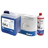 Enders Soft WC-Papier Selbstauflösend + Ensan Rinse + 2,5 L Ensan Blue Flüssigkeit