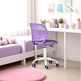 FurnitureR Schreibtischstuhl Kinder Drehstuhl Höhenverstellbar Drehbar 360 Grad Stuhl mit...