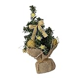 HUAJINGKEJI Leuchtender Miniatur-Weihnachtsbaum mit LED-Lichtern, Festival-Saison, Party,...