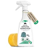 Emma Grün® Schuhspray gegen Geruch 500ml [mit Schwamm] - Frische für Arbeitsschuhe,...