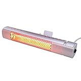 Samnuerly Freistehender Terrassenheizstrahler, Wasserdichter IP65-Elektroheizstrahler für...