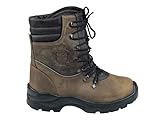 RATIOPARTS Unisex Ecoline Schnittschutzstiefel Sicherheitsschuhe Klasse 2 braun Größe 40...