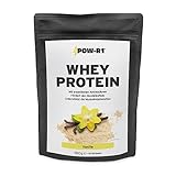 Whey-Proteinpulver von POW-R1®, 500g Beutel, 16 Portionen, Vanille Geschmack, schnelle...