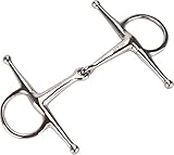 Equinate Schenkeltrense Edelstahl 16mm einfach gebrochen 12,5cm - Anatomisch geformtes...