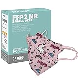 20 FFP2/KN95 Maske Bunt CE Zertifiziert Kleine Größe Small, Medizinische Mask mit 4...