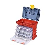 Aufbewahrungskiste Outdoor Toolbox 4 Schicht Angelgerät Tragbare Werkzeugkoffer Schraube...