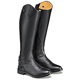 Harry Hall Burlington Reitstiefel für Damen, breite Waden, langer Reitstiefel aus Leder,...