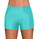 RUITOTP Damen Badeshorts Bauchkontrolle Schwimmshorts Schnell Trocknend Boardshorts...