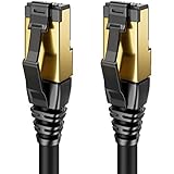 deleyCON 3,0m CAT8.1 Patchkabel Netzwerkkabel RJ45 LAN DSL Kabel S/FTP Schirmung 2000 MHz...