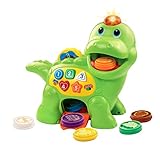 VTech Baby Fütter mich Dino – Sprechender Dinosaurier zum Füttern und Lernen, mit...