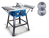 Scheppach Tischkreissäge HS250L inkl. 2. Sägeblatt | 230V 2000W Schnitthöhe 87mm | int....