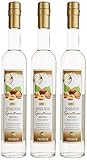 Dolomiti Haselnuss-Schnaps Premium Spirituose 40% vol. | Haselnussschnaps | 3 x 0.5 Liter...