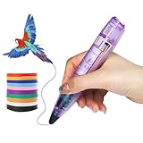 LIHUACHEN 3D Stift für Kinder Set mit 24 Farben PLA-Kunststoff Filament,PLA-kompatibler...