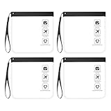 4 Pack Kulturtasche mit Griff, Reise-Kosmetiktasche, Maske Aufbewahrungstasche,...