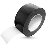 ERBI - Panzertape [50m x 48mm] schwarz - wasserfest, extreme Klebkraft - Korrigierbares...