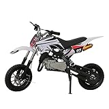 Dirt Bike für Erwachsene und Kinder – Mini Dirt Pit Bike 49 cc, Motorrad für Kinder,...