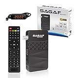 LEYF & Sagaf SUD-0507 Mini Sat Receiver DVB-S2 /ARD & ZDF SD Shut-Off/Full HD 1080p...