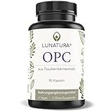 Lunatura OPC Traubenkernextrakt I 90 vegane OPC-Kapseln I 1283mg Extrakt mit 770mg OPC I...