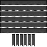 VEVOR 6 STK. Rasenkante aus Verzinktem Stahl Beetumrandung 101,6cm Länge 20,3cm Höhe...